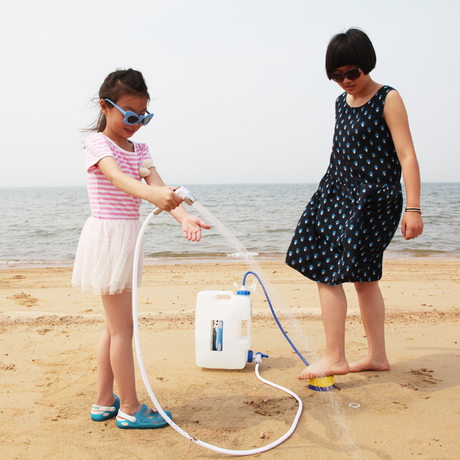 沃特凯瑞15l户外淋浴器户外洗澡袋洗车器沐浴袋便携式压力淋浴器