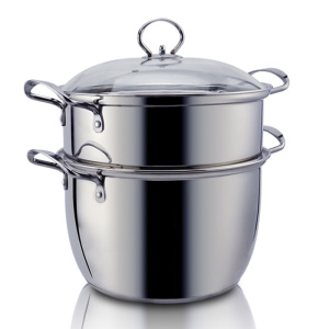 8.31【拍下39.9】不锈钢二层蒸锅26cm