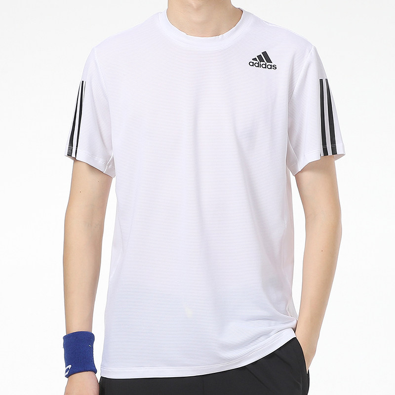adidas Aero 3 Stripes Primeblue T-shirt Herren | 21RUN