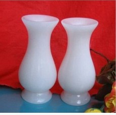 Другие 阿富汗天然玉石 汉白玉玉瓶摆件玉器礼品 平平安安 玉花瓶