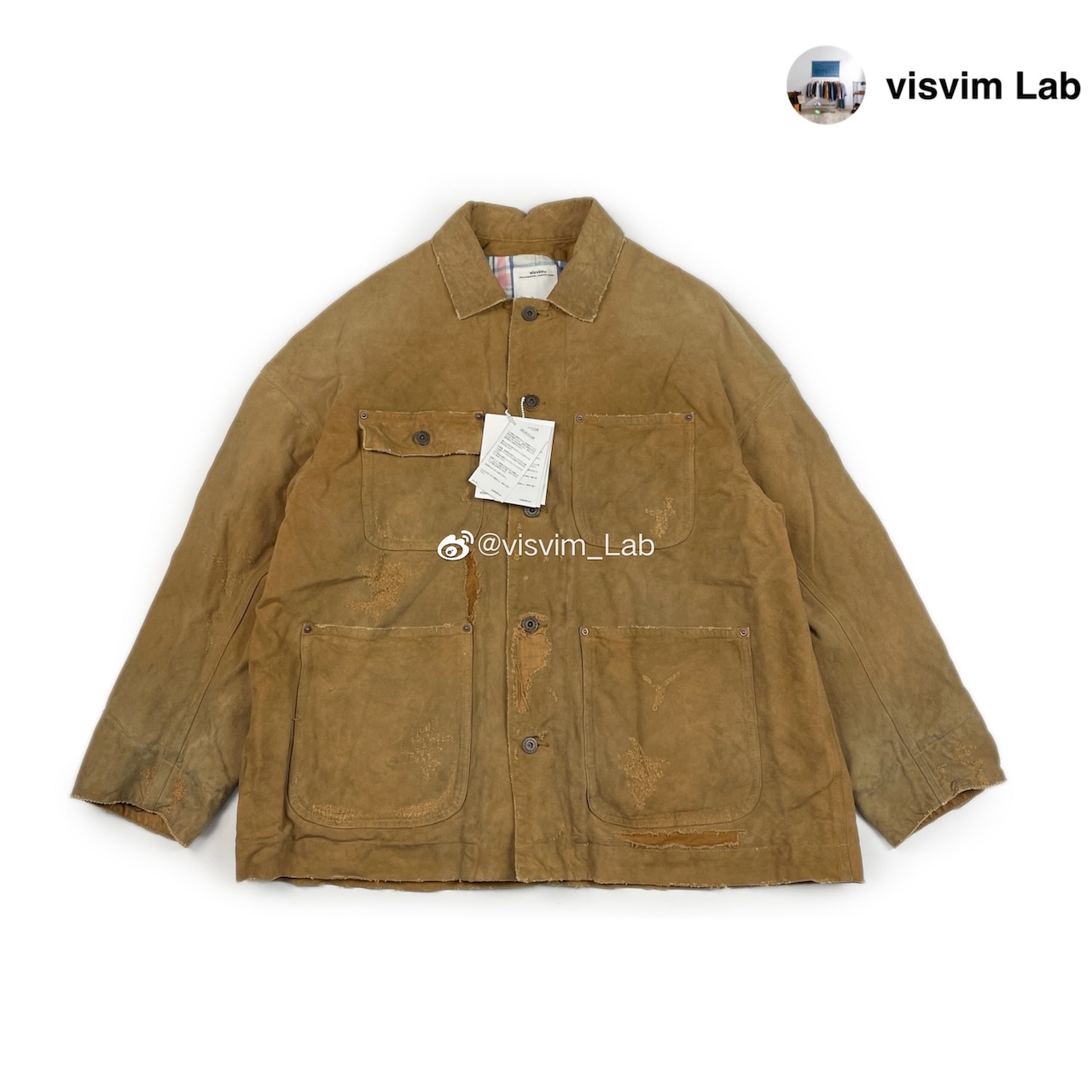 订货』visvim S.A.R. JKT (NY/C) 21FW 泥染夹克-Taobao