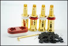 Hi-Fi Аксессуары 德国wbt-0730-01 纯铜 音箱接线柱 音响接线柱