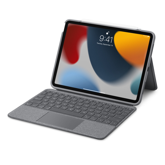 Logitech Folio Touch键盘式保护壳配触控板适用于iPad11 Air 4 5-Taobao