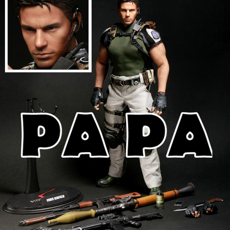 全新现货 hottoys ht 生化危机5 克里斯 1.0 biohazard chris 1:6