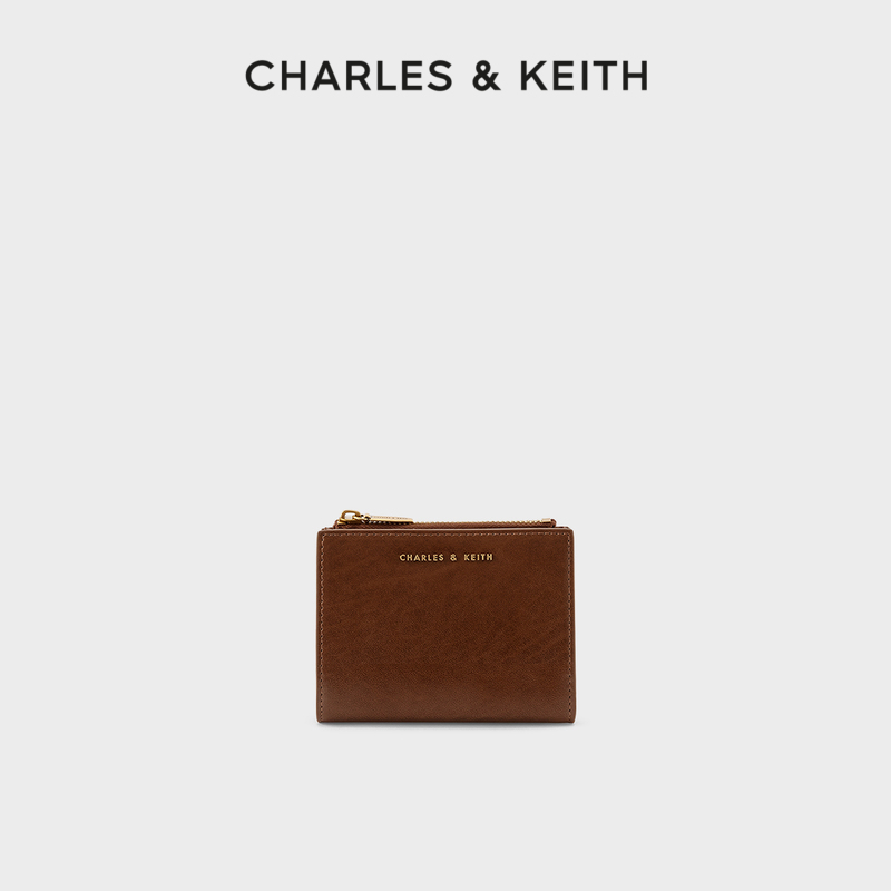 CHARLES&KEITH23冬季新品CK6-50680926-1拼色格纹柔软迷你卡包-Taobao 