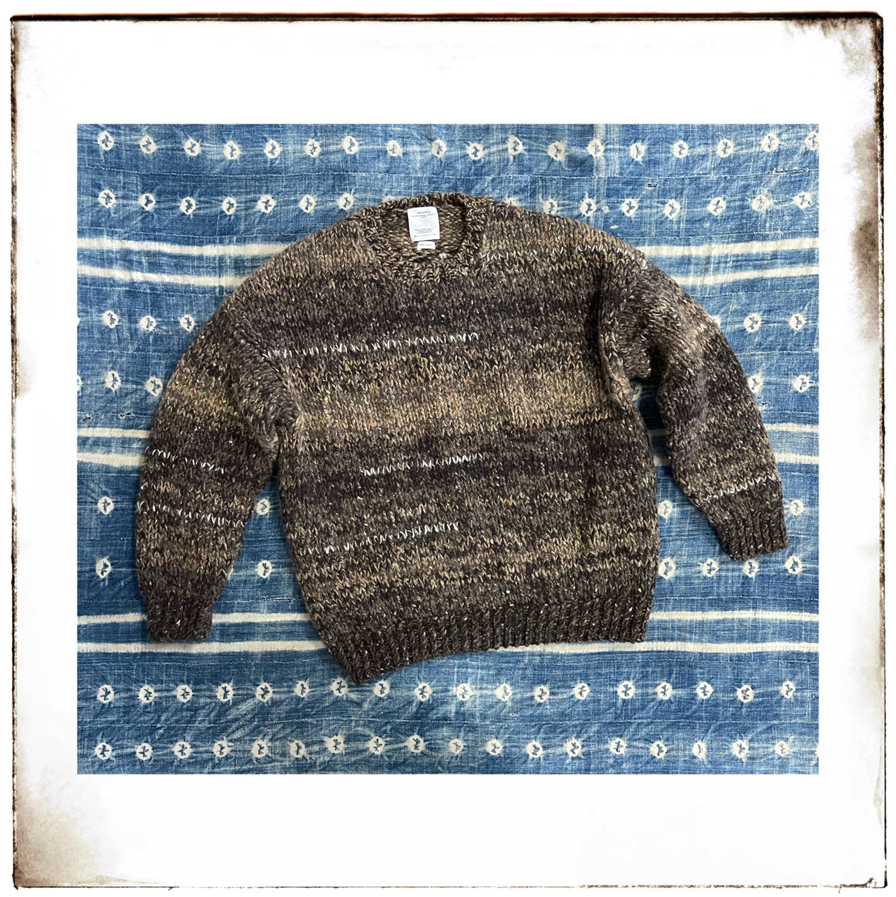 visvim AMPLUS CREW L/S GRADIENT HANDKNIT www.cafe-luitpold.de