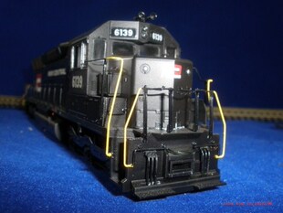 美国ho rtr sd45 penn central内燃机车dc火车模型ho87比例6轴