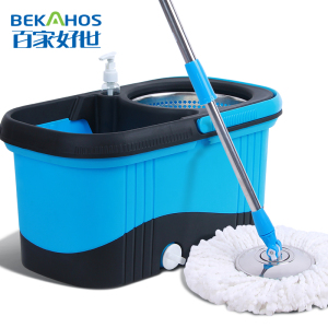 双驱动旋转拖把