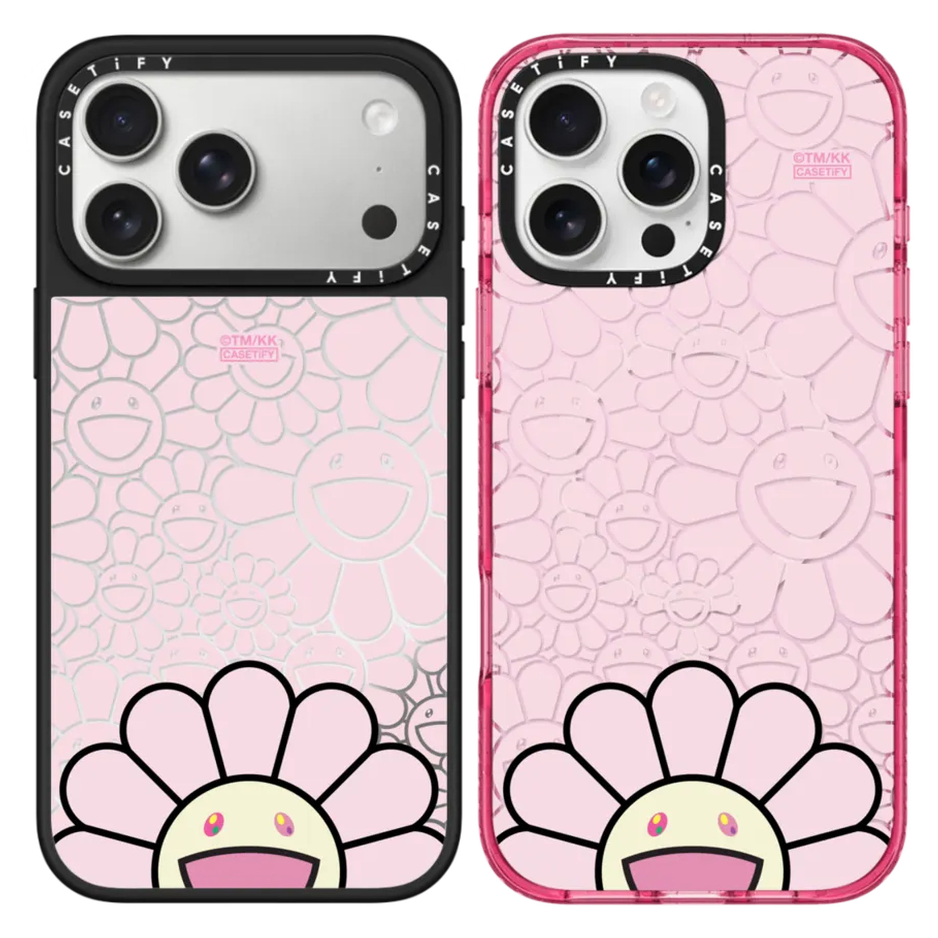 现货CASETiFY村上隆粉色太阳花FLOWERS BLOOM适用苹果iPhone17ProMax