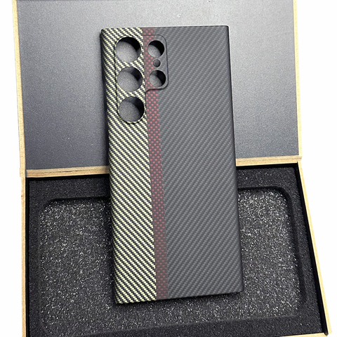 S24, S24 Plus, S24 Ultra Rimless Borderless Frame Lightweight Magnetic Hollow Heatsink Heat Dissipation Carbon Fiber Samsung