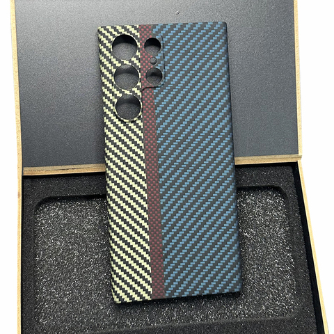 S24, S24 Plus, S24 Ultra Rimless Borderless Frame Lightweight Magnetic Hollow Heatsink Heat Dissipation Carbon Fiber Samsung