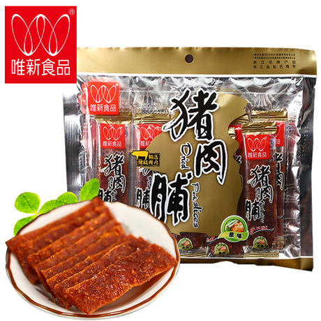 80【天猫超市】唯新 原味猪肉脯116g 自然醇香猪肉干 美味休闲