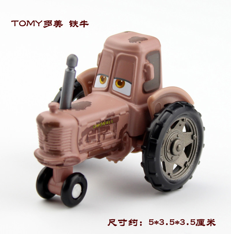 tomica赛车汽车总动员玩具车小牛汽车总动员合金车拖拉机头铁牛