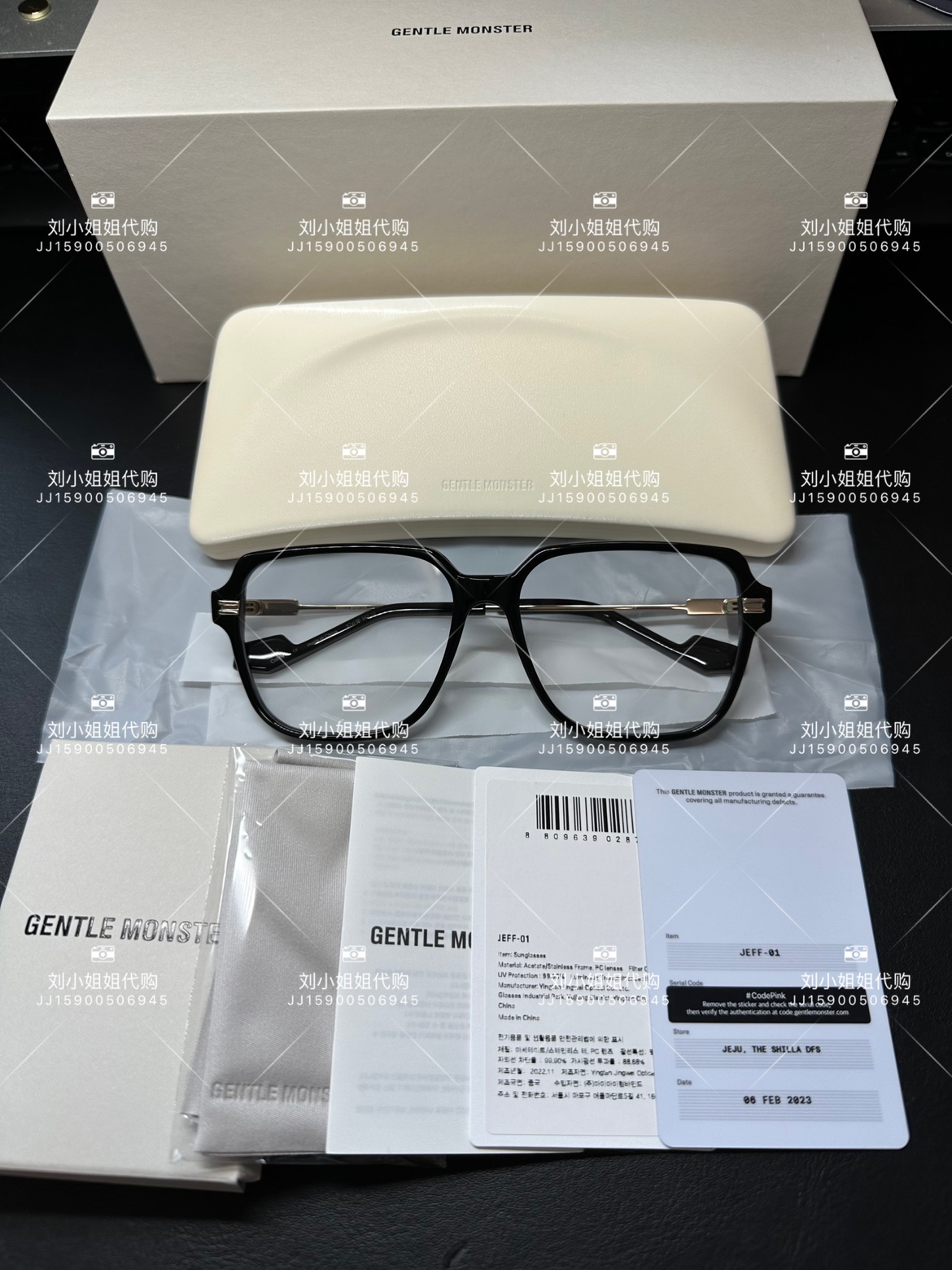 ATA GM GENTLE MONSTER 抗蓝光镜片镜架眼镜框欧阳娜娜现货-Taobao