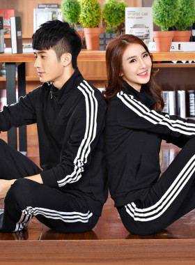 夏季李宁情侣运动套装 男士女式短袖宽松五分