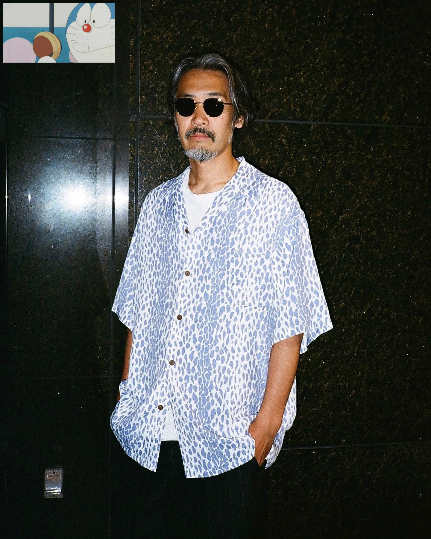 新品入荷 Shirt 23SS Men HAWAIIAN LEOPARD Fashion OPEN COLLAR