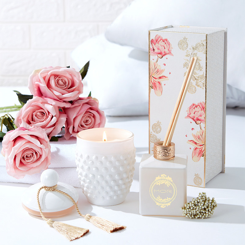 【限时限量】澳魅MOR进口品牌滋润保湿持久留香室内香氛藤条蜡烛