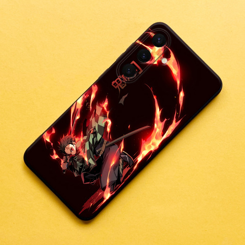 Anime – Demon Slayer Matte Soft Silicone TPU S24, S24 Plus, S24 Ultra, S23, S23 Plus, S23 Ultra, S22, S22 Plus, S22 Ultra