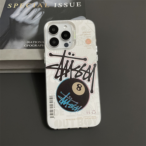 Stussy Black Cat New 15, 14, 13, 12 iPhone Case