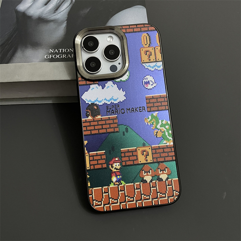 Super Mario Nintendo Electroplated 15, 14, 13, 12, 11 iPhone Case