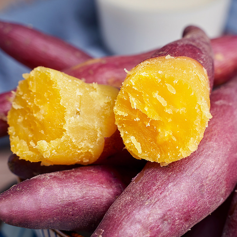 正宗天目山小香薯临安黄心板栗红薯山芋迷你地瓜番薯新鲜农家自种