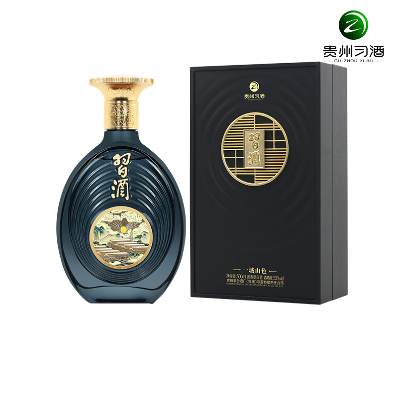 贵州习酒新款君品习酒53度高端酱香型白酒500ml单瓶装商务宴请
