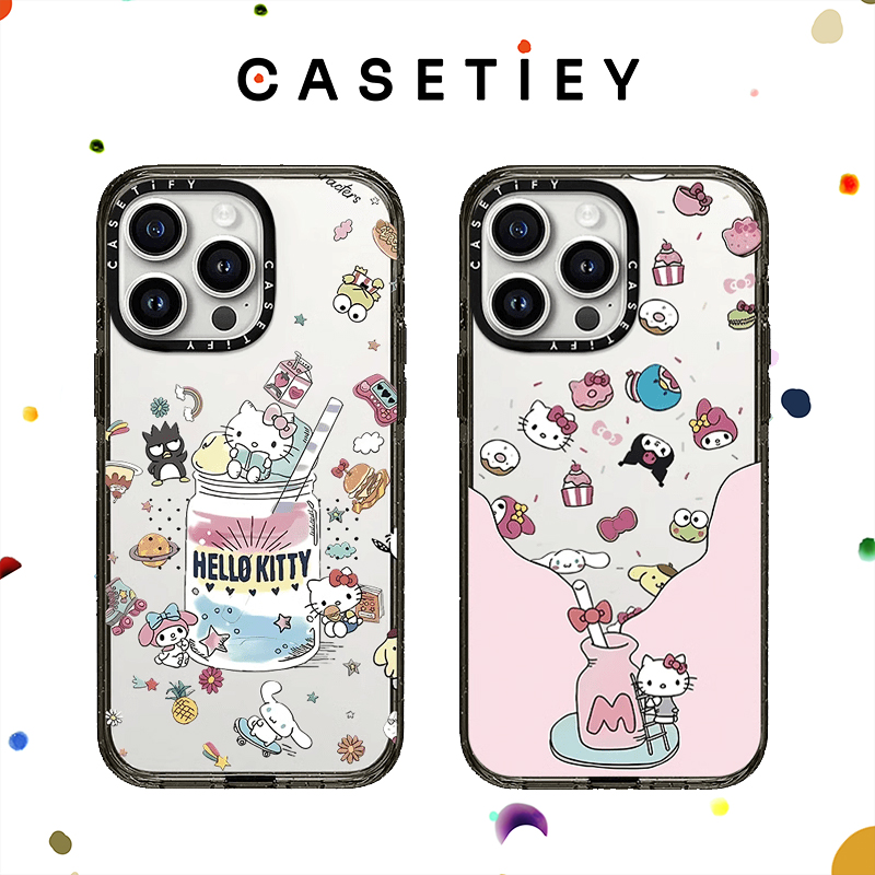 现货CASETiF村上隆KAIKAI&KIKI白色花适用苹果iPhone16新款15/14