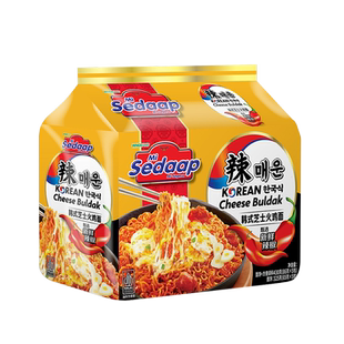 Sedaap辉英喜达韩式拌面火鸡面芝士方便面速食泡面