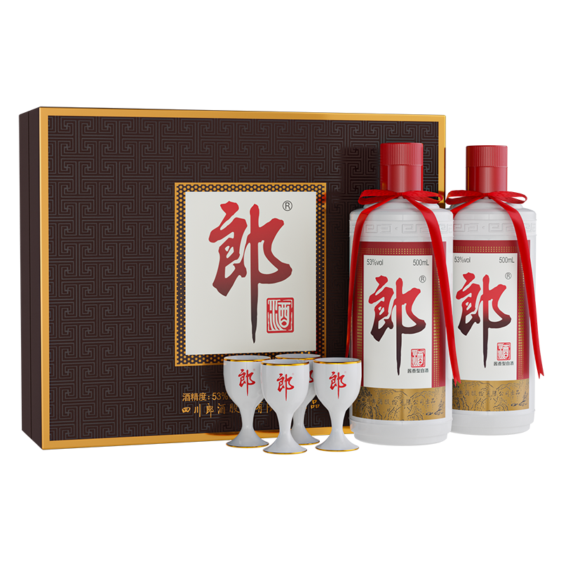 郎酒郎牌郎53度酱香型白酒500ml*6瓶整箱装礼送宴请佳选评价- 淘宝网