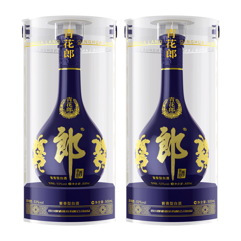 白酒 郎　53% 500mL 袋付き 白酒 青花郎酒（53度）500ml : 中国超級市場オンライン - 通販