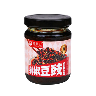 青椒豆豉炒菜用漉鼎记剁椒豆豉酱香辣风味下饭菜特产豆豉酱料辣酱