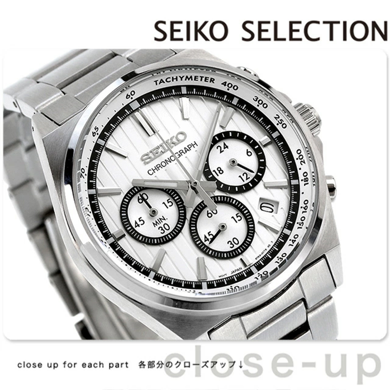 Seiko 精工太阳能计时码表男表熊猫配色SBDL085/SSC813P1-Taobao