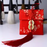 钱袋子零钱迷你布红包证卡通用布艺红包结婚锦缎布包创意红包袋