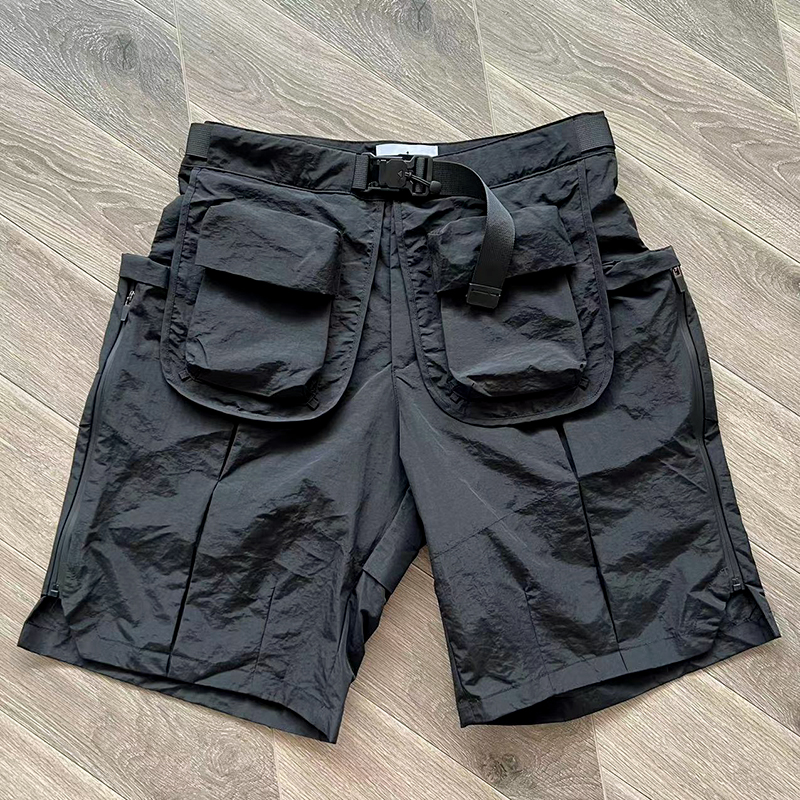 Travis Scott Whoisjacov Cargo Shorts 高街多口袋工装裤子短裤-Taobao