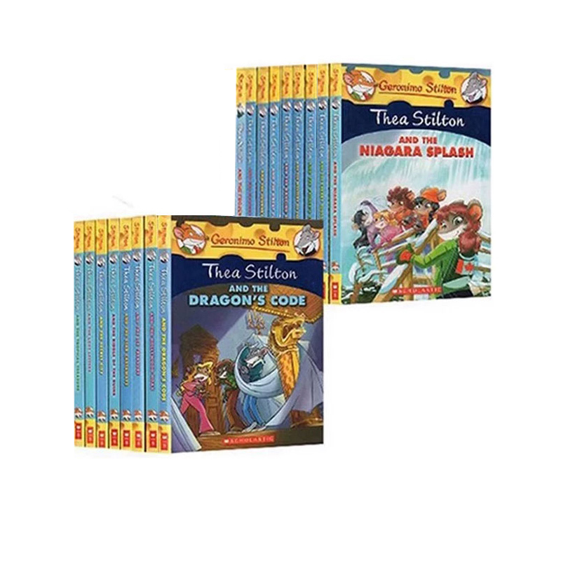 老鼠记者英文原版1-30 41-60套装Geronimo Stilton 全彩插画漫画儿童