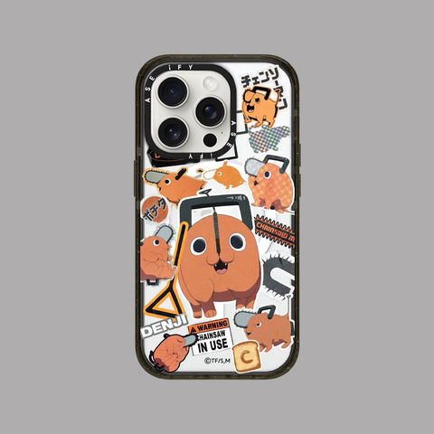 Chainsaw Man Anime MagSafe Acrylic 15, 14, 13, 12 iPhone Case