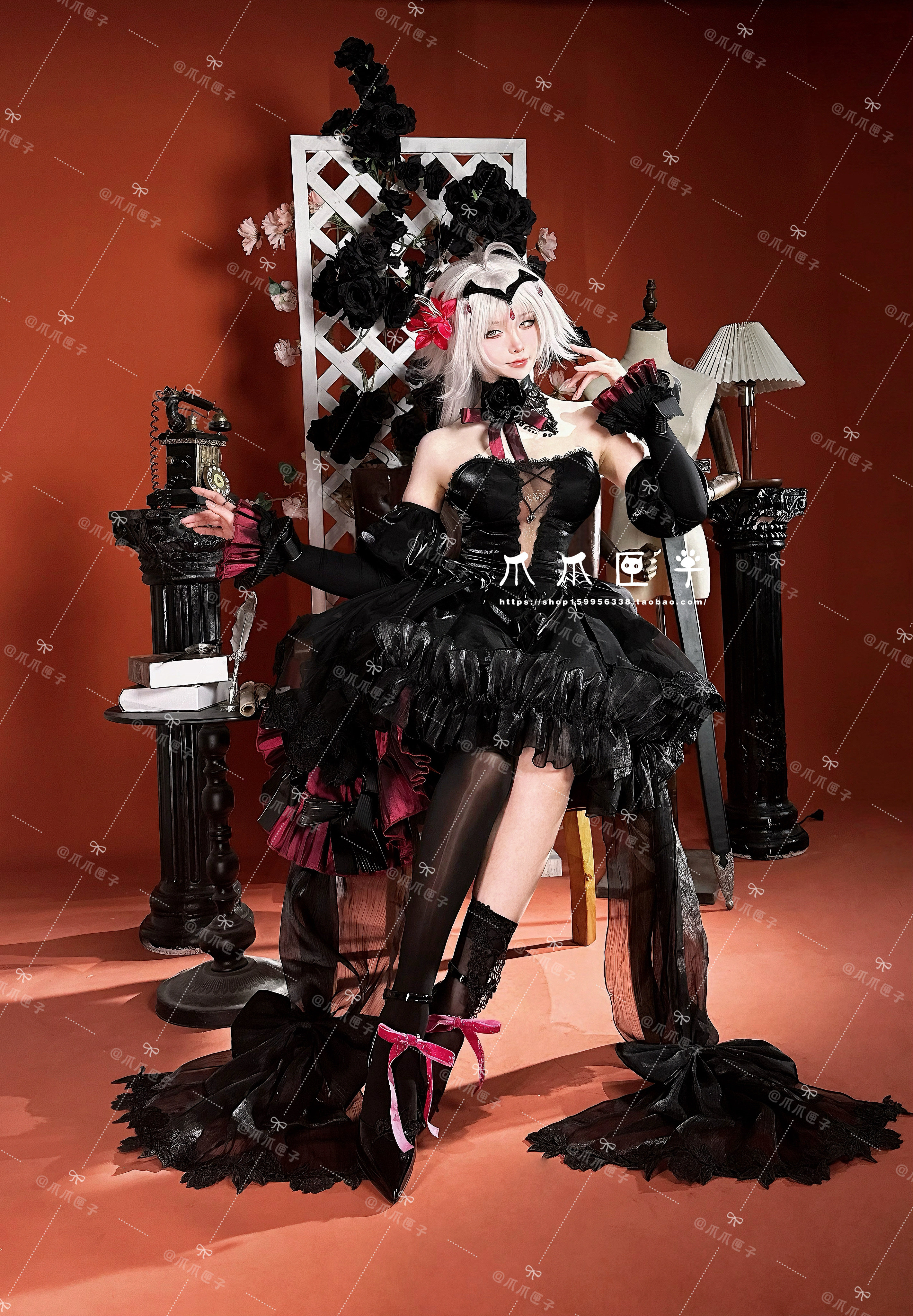 爪爪匣子】碧蓝航线柴郡誓约婚纱幻彩华丽版cosplay 定制-淘宝网