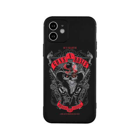 Guns And Roses New Metal Band Illustration 15, 14, 13, 12, 11 iPhone Case