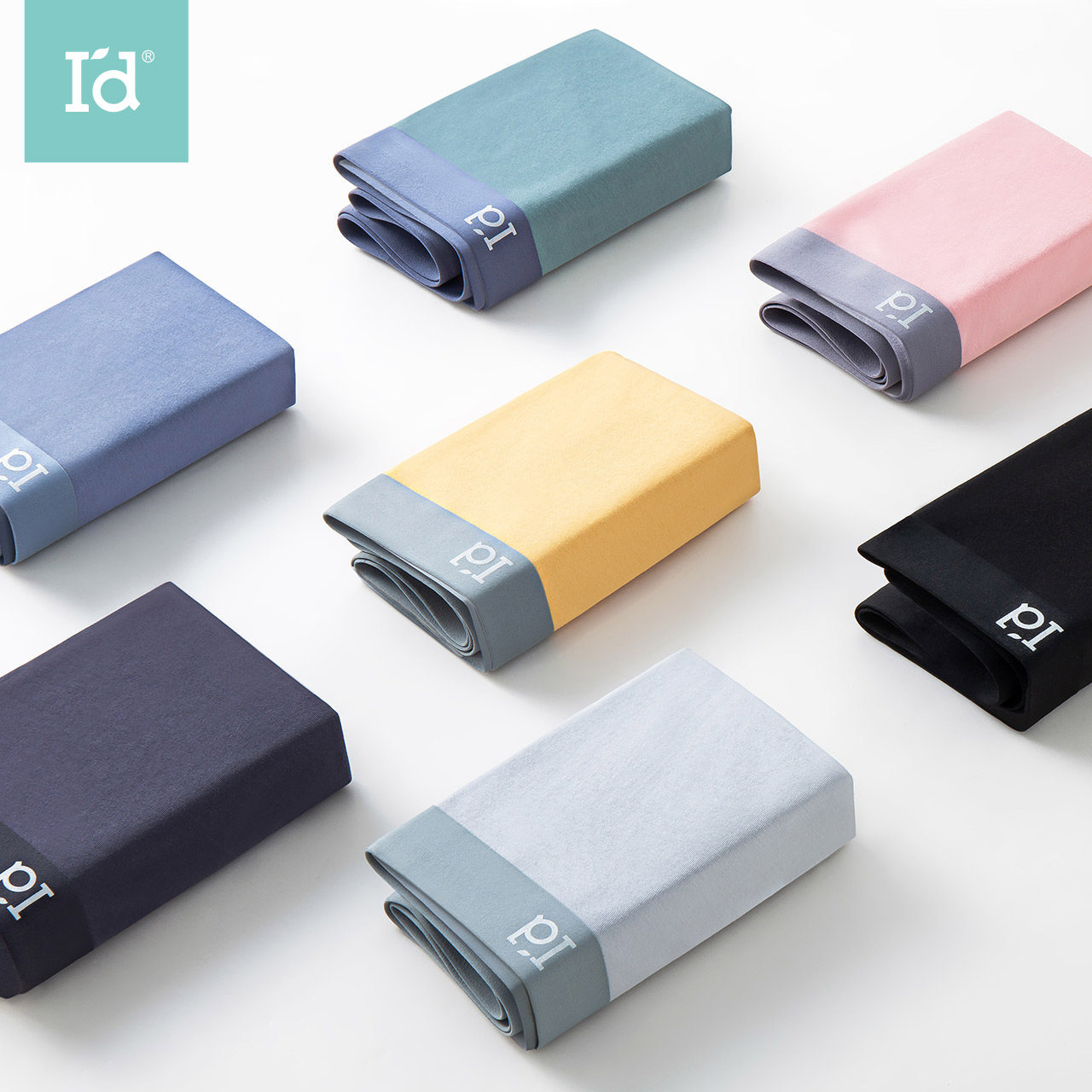 爱帝内裤男士四角裤青年大码透气中腰平角裤宽松弹力速干裤头