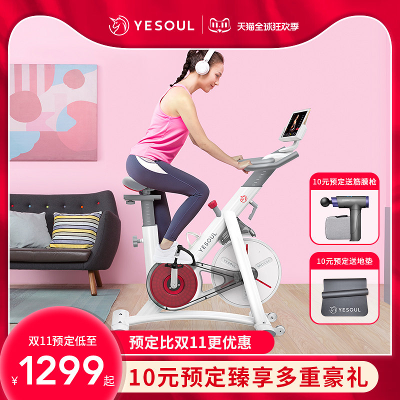 YESOUL野小兽动感单车家用运动健身房器材室内磁控健身车超静音S1