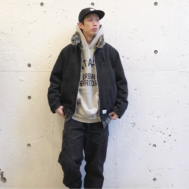 壹樹國倉WTAPS TEAM/JACKET/NYLON.TWILL.DSQD貼字棒球夾克23SS-Taobao