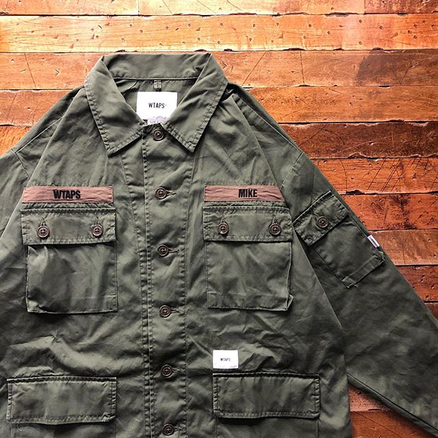 國倉WTAPS JUNGLE/LS/CTPL.TWILL.DOT SIGHT 四口袋襯衫22AW