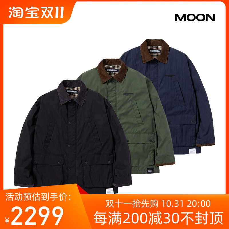 MOON現貨NEIGHBORHOOD CORD WINDBREAKER JK . CO燈芯絨教練夾克-Taobao