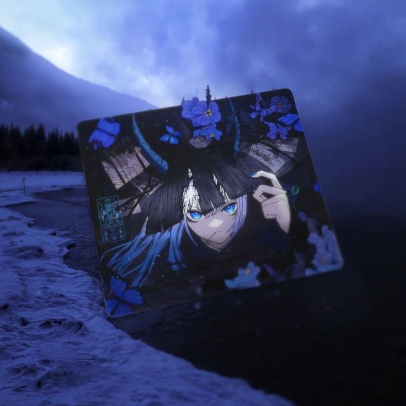 知郁DYSPHORIA SAYO小夜涂层钢化玻璃鼠标垫电竞游戏FPS专用超大-淘宝网