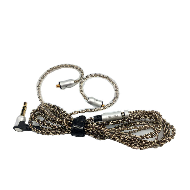 Sivga Sm001 Dual Drivers Wired Sport Earphones Hi-fi Stereo Noise  Cancelling Earbuds With 3 Replace Nozzles + 2 Detachable Mmcx - Earphones \u0026  Headphones - AliExpress