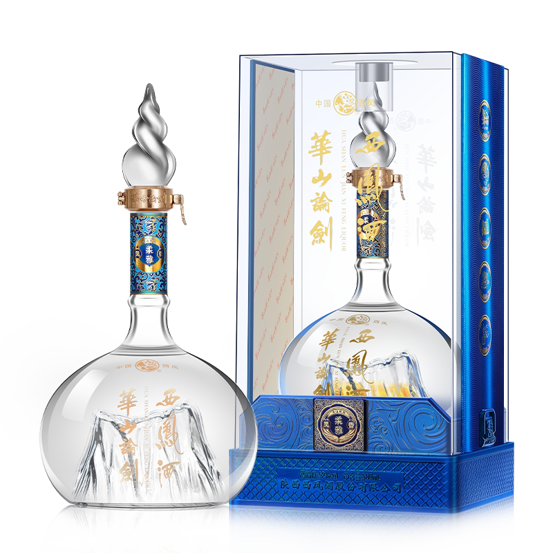 品牌直营】华山论剑西凤酒20年45度陈酿凤香型白酒送礼500ml*6评价- 淘宝网