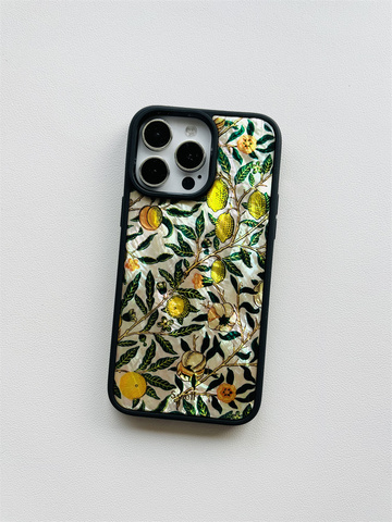 Ssself For Girls Yellow Orange Tree High Quality Premium 15, 14, 13, 12, 11 iPhone Case