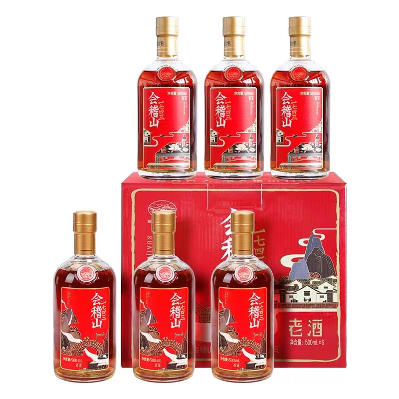 会稽山绍兴黄酒1743花雕酒瓶装500ml半干型绍兴酒评价- 淘宝网