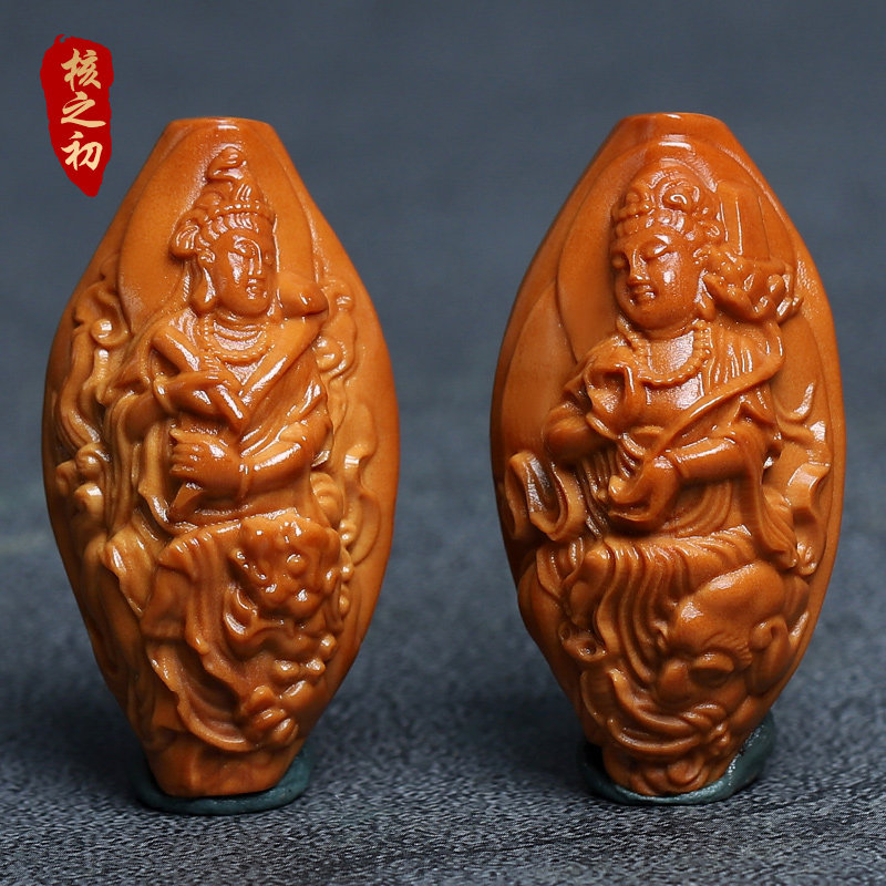 橄榄核手串苏工纯手工雕刻2.4大籽钟馗捉鬼橄榄胡雕刻核雕文玩男-淘宝网