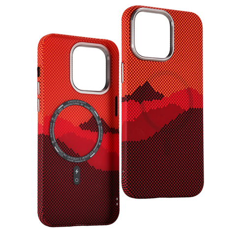 MooStudio Embossed Magnetic MagSafe The North Face Style 15, 14 iPhone Case
